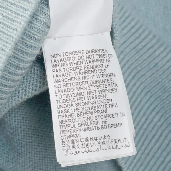 Brunello Cucinelli SS/20 Blue Cashmere Monili-Bead Sweater - Picture 10 of 13